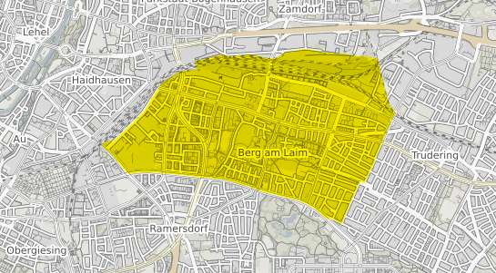 Immobilienpreisekarte München Berg am Laim